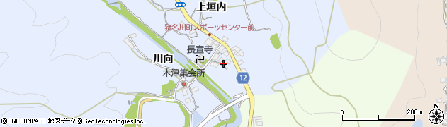 兵庫県猪名川町（川辺郡）木津（有井裏）周辺の地図