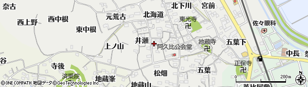 愛知県知多郡阿久比町阿久比北海道42-1周辺の地図