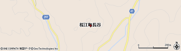 島根県江津市桜江町長谷周辺の地図
