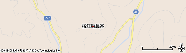 島根県江津市桜江町長谷周辺の地図