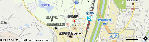 広野駅前周辺の地図