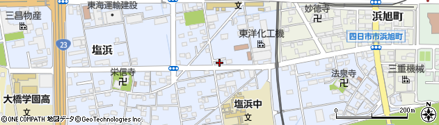 三重県四日市市塩浜869周辺の地図