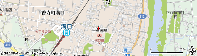 兵庫県姫路市香寺町溝口周辺の地図