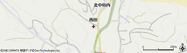 兵庫県川辺郡猪名川町下阿古谷西田41周辺の地図