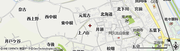 愛知県知多郡阿久比町阿久比周辺の地図