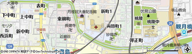 京都市幼稚園伏見南浜幼稚園周辺の地図