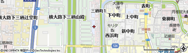京都府京都市伏見区横大路三栖木下屋敷町周辺の地図
