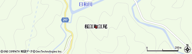 島根県江津市桜江町江尾周辺の地図