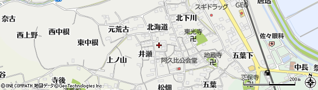 愛知県知多郡阿久比町阿久比北海道37周辺の地図
