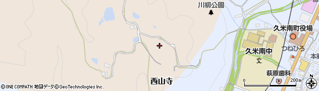 岡山県久米郡久米南町西山寺257周辺の地図