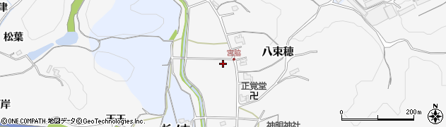 愛知県新城市八束穂（下前田）周辺の地図
