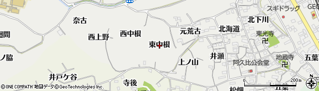 愛知県阿久比町（知多郡）阿久比（東中根）周辺の地図