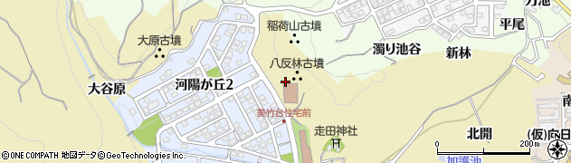 京都府長岡京市奥海印寺（奥ノ院）周辺の地図