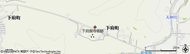 島根県浜田市下府町（半場）周辺の地図