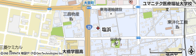 三重県四日市市塩浜110周辺の地図
