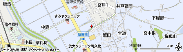 愛知県知多郡阿久比町宮津二子東35周辺の地図