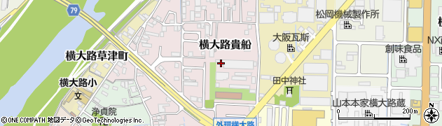京都府京都市伏見区横大路貴船周辺の地図