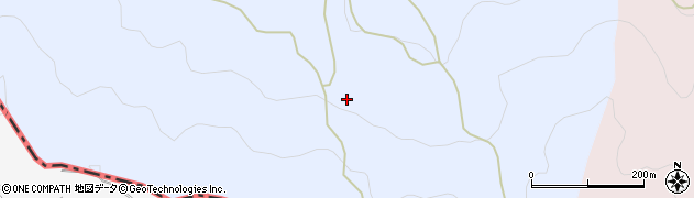 京都府亀岡市東別院町湯谷滝山周辺の地図