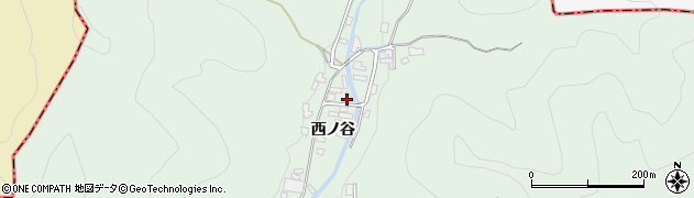 京都府宇治市炭山西ノ谷17周辺の地図
