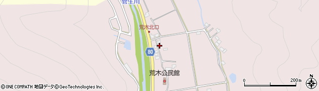 兵庫県姫路市夢前町菅生澗1539周辺の地図