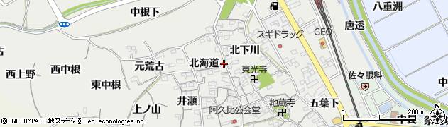 愛知県知多郡阿久比町阿久比北海道61周辺の地図