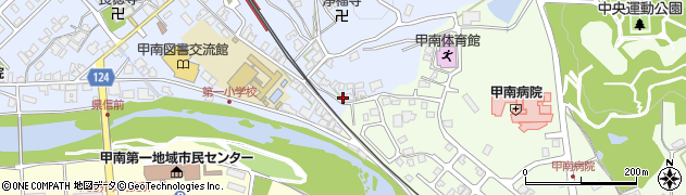 滋賀県甲賀市甲南町深川1662周辺の地図