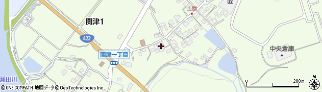 関津土地改良区周辺の地図