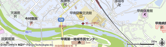 滋賀県甲賀市甲南町深川1838周辺の地図