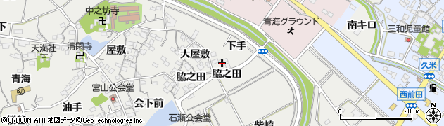 愛知県常滑市金山大屋敷27周辺の地図