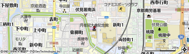 京都府京都市伏見区本材木町周辺の地図