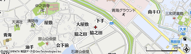 愛知県常滑市金山大屋敷28周辺の地図