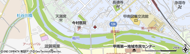 滋賀県甲賀市甲南町深川2099周辺の地図