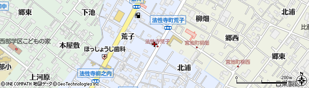 岡崎法性寺郵便局 ＡＴＭ周辺の地図