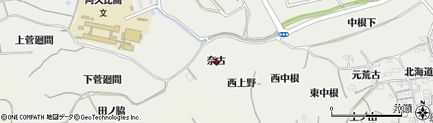 愛知県阿久比町（知多郡）阿久比（奈古）周辺の地図