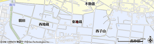 愛知県常滑市久米（東地蔵）周辺の地図
