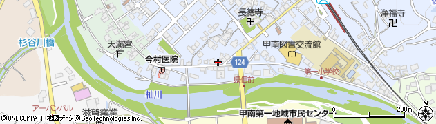 滋賀県甲賀市甲南町深川2071周辺の地図