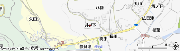 愛知県新城市須長（井ノ下）周辺の地図