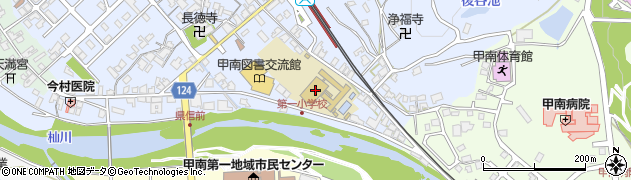 滋賀県甲賀市甲南町深川1728周辺の地図