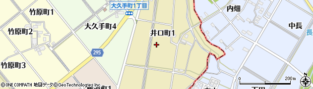 愛知県碧南市井口町1丁目周辺の地図