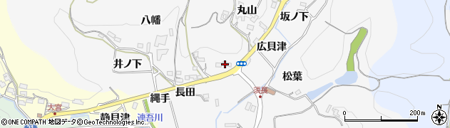 愛知県新城市須長道久保周辺の地図