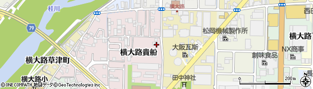 京都府京都市伏見区横大路貴船23周辺の地図