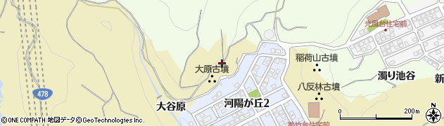 京都府長岡京市奥海印寺（大原）周辺の地図