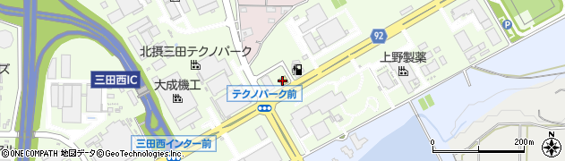 ファミリーマート三田テクノパーク店周辺の地図