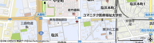 三重県四日市市塩浜577周辺の地図