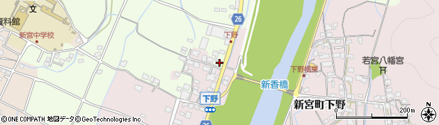 兵庫県たつの市新宮町吉島438周辺の地図