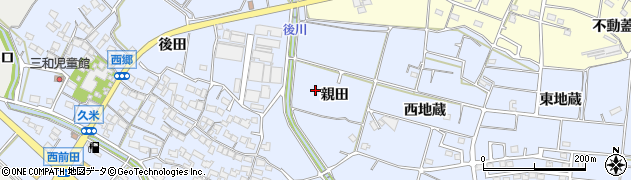 愛知県常滑市久米周辺の地図