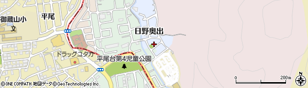 京都府京都市伏見区日野奥出23周辺の地図