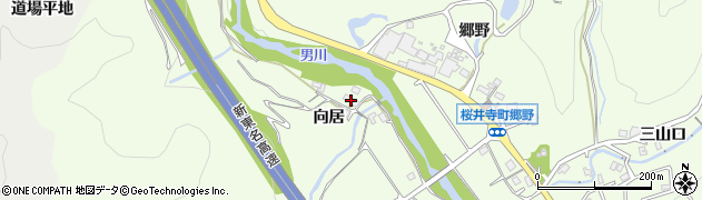 愛知県岡崎市桜井寺町（向居）周辺の地図