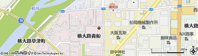 京都府京都市伏見区横大路貴船22周辺の地図