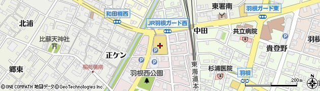 Sugakiya M＆K岡崎店周辺の地図